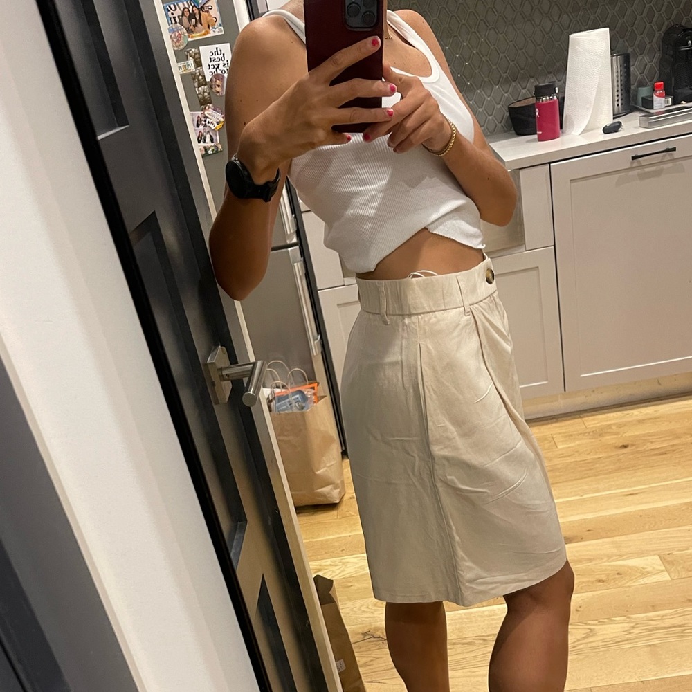 Zara shorts linen blend - Picture 2 of 5